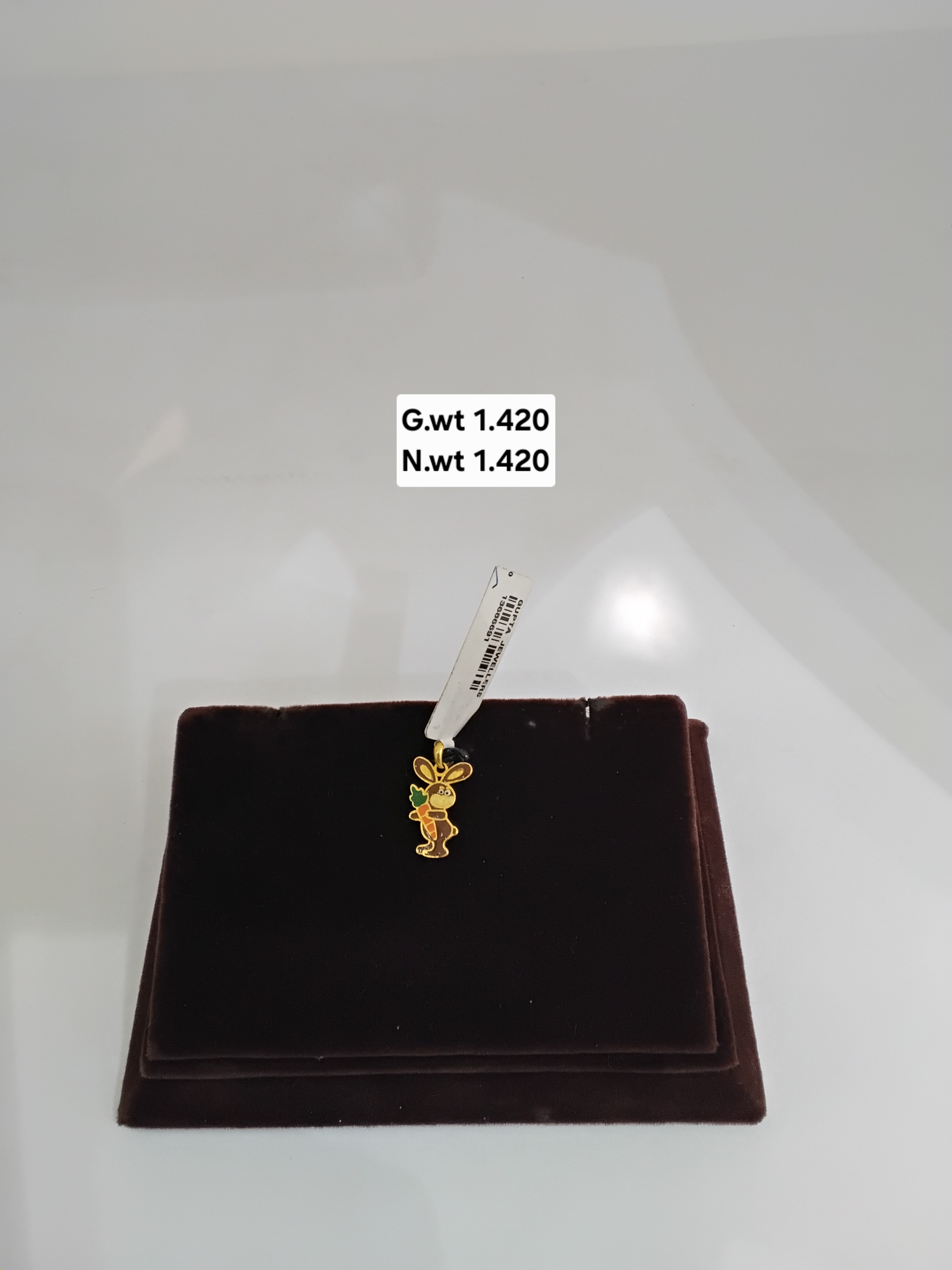 Bunny Gold Pendant