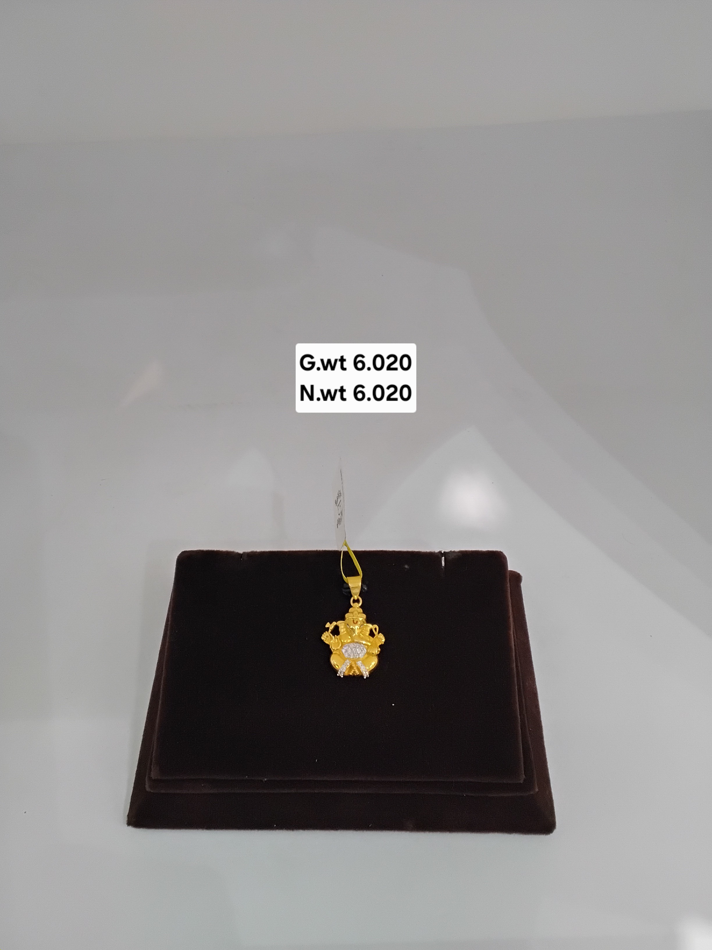 Ganpati Bappa Gold Pendant