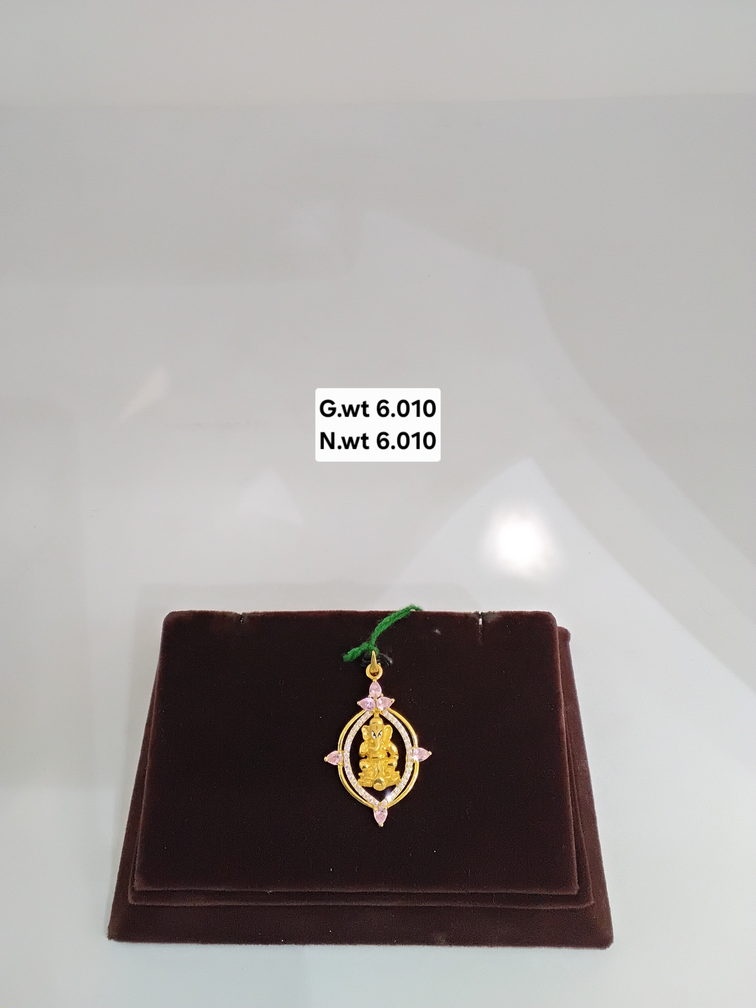 Designer Ganesh Gold Pendant