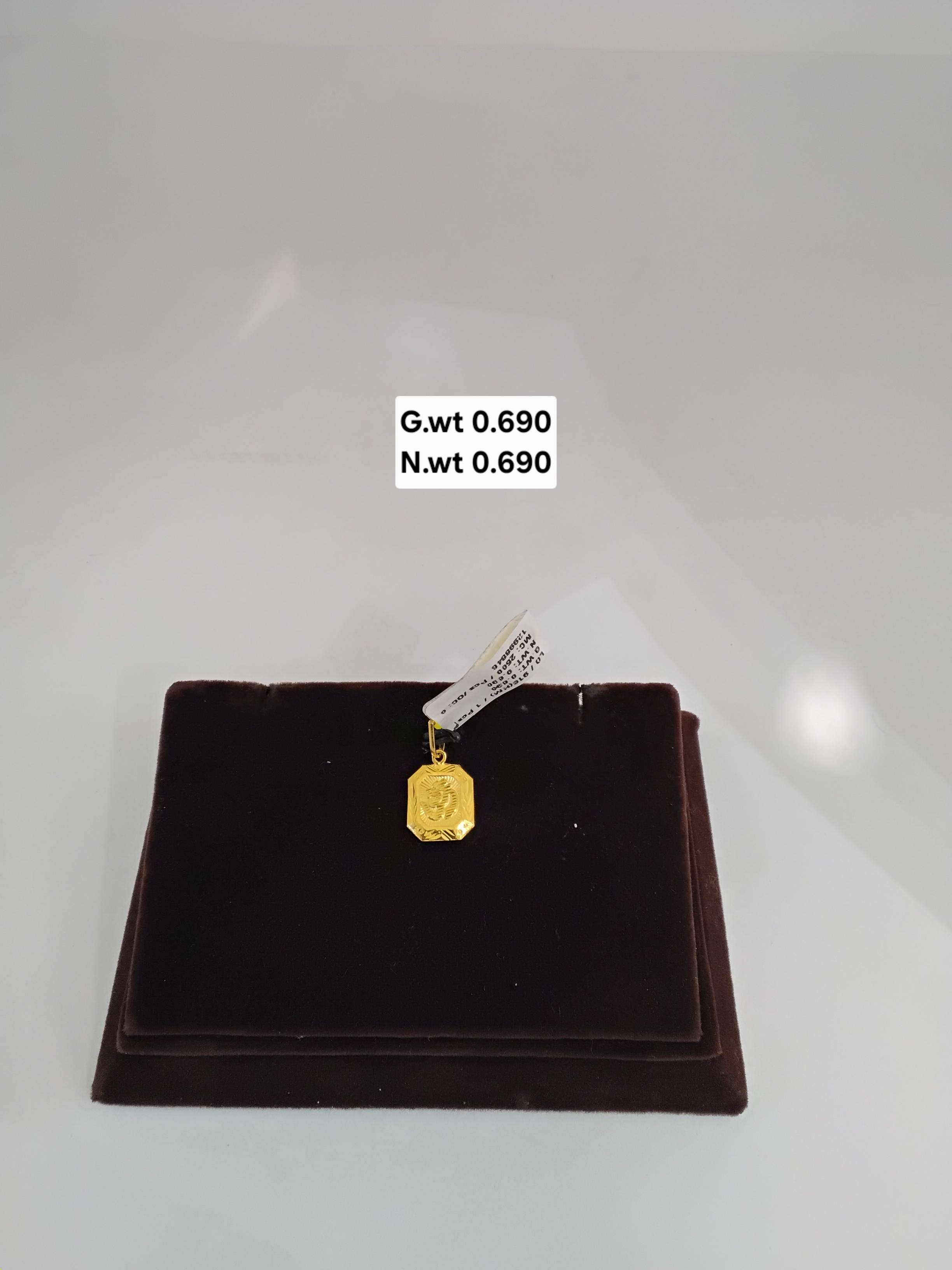 Octagon Shape Pendant