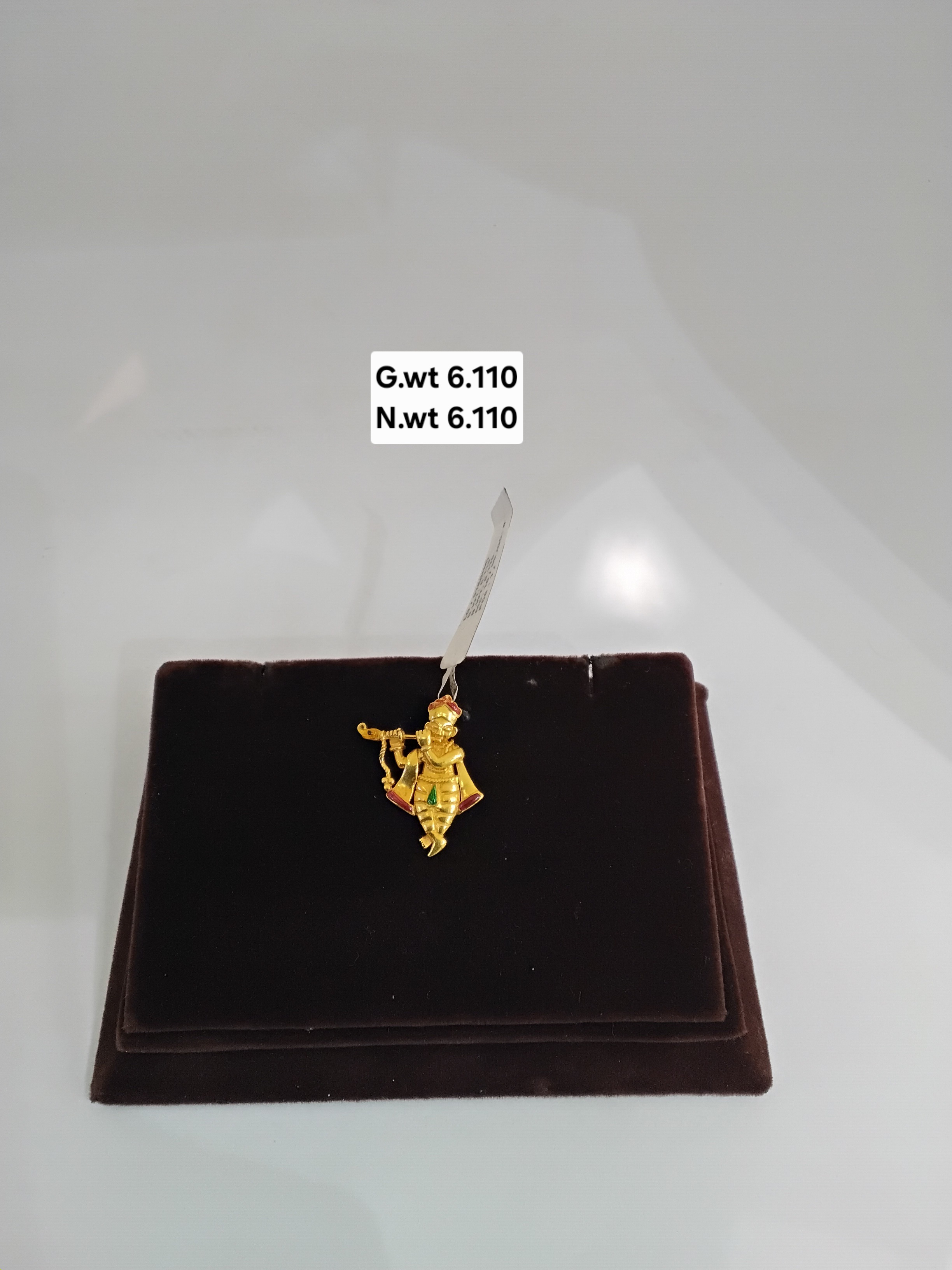 Shree Krishna Gold Pendant