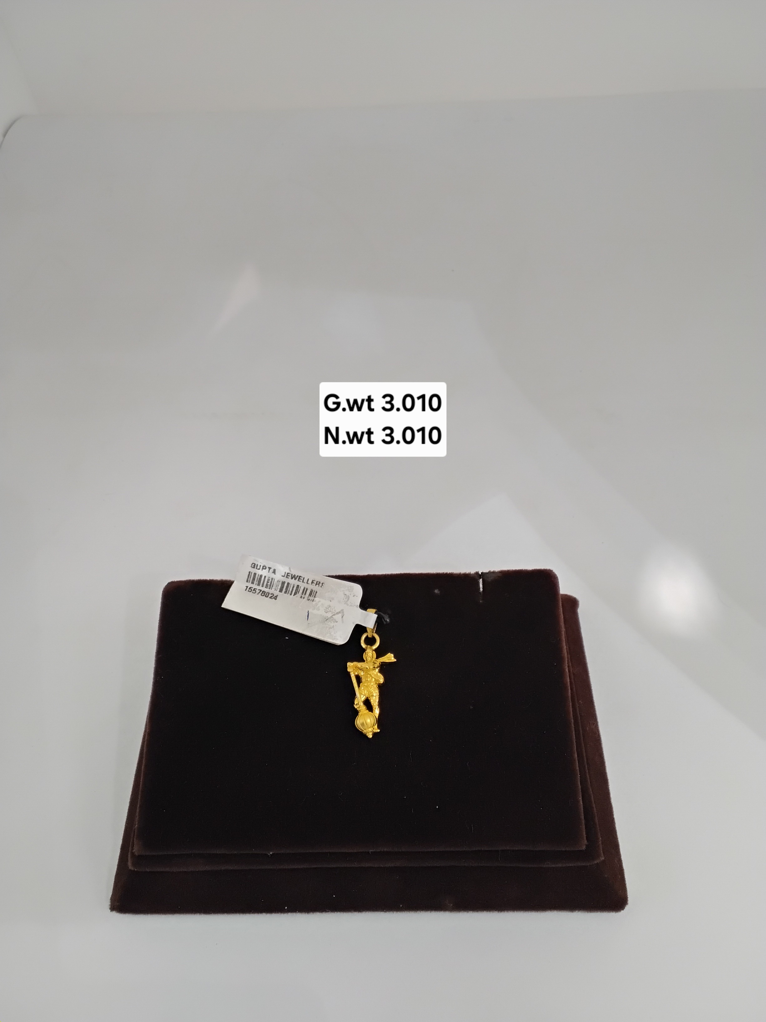 Hanumanji Gold Pendant