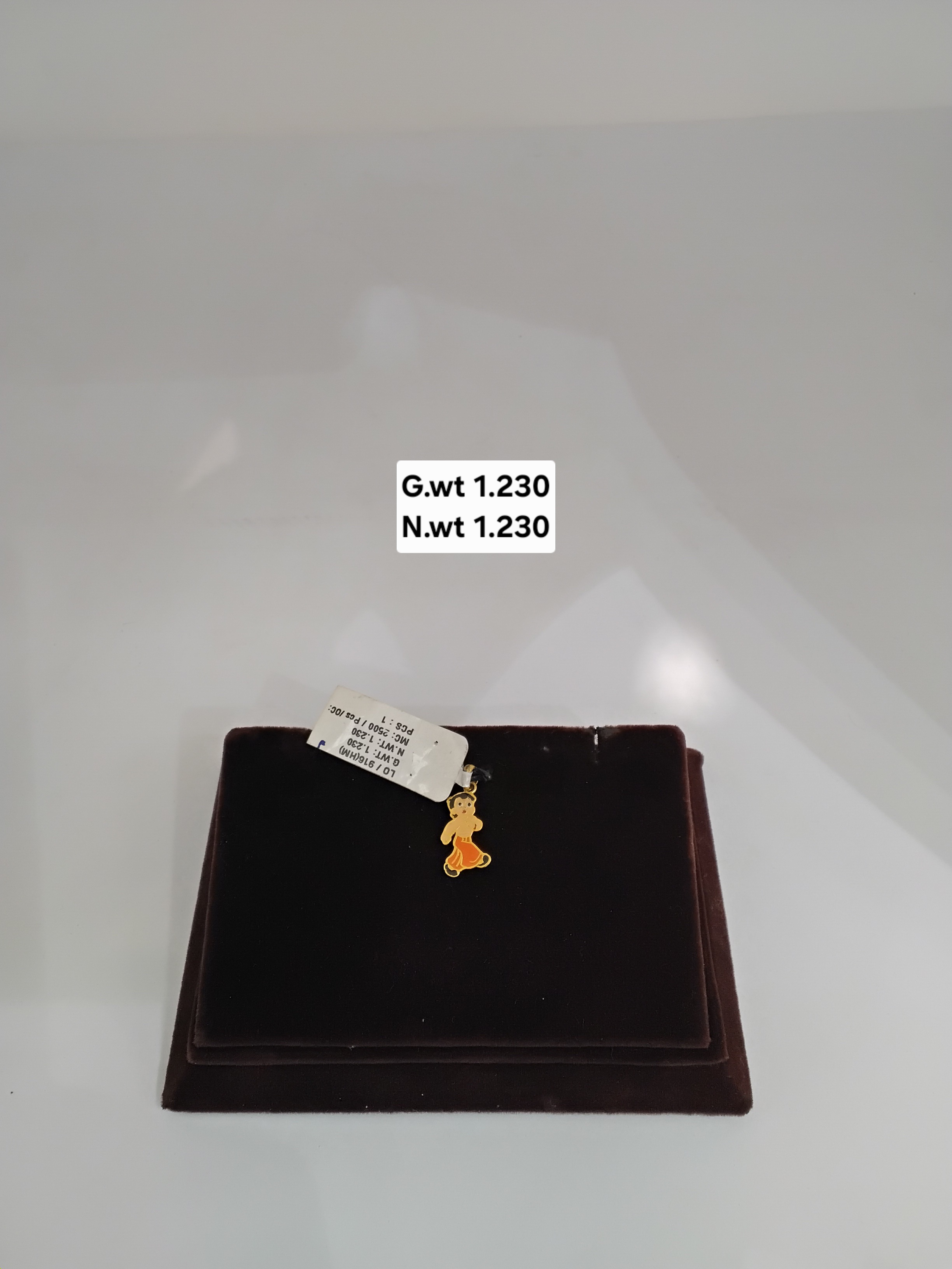 Gold Cartoon pendant 