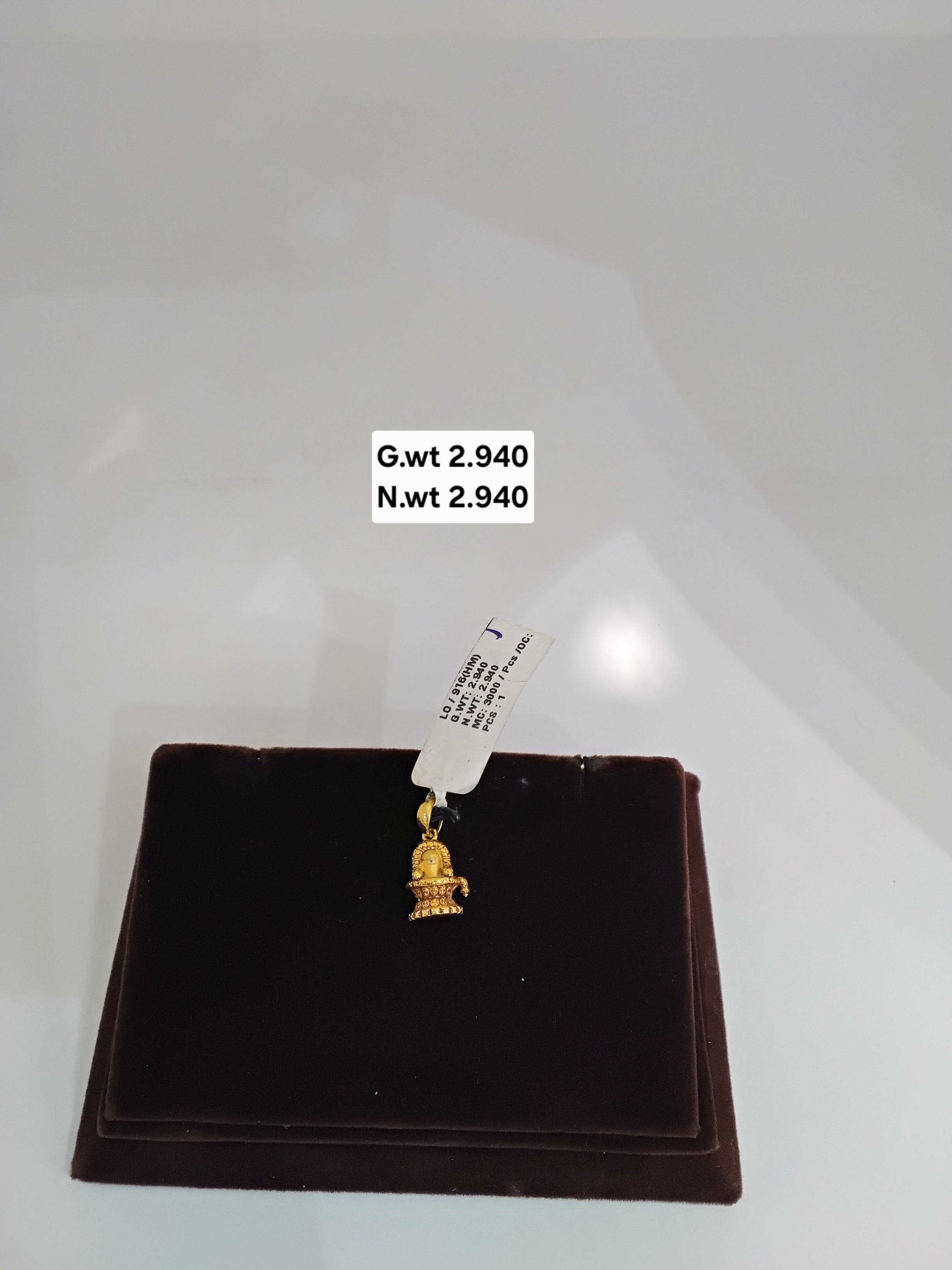 Shivling Gold Pendant